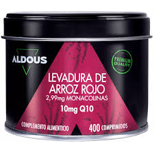 Levadura de Arroz Rojo 400 Comp (Aldous)