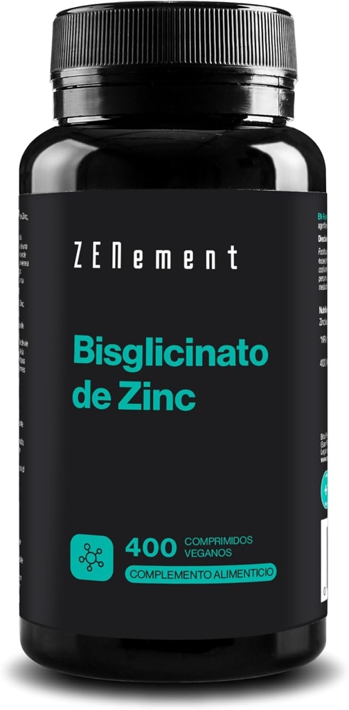 Bisglicinato de Zinc 400 Comp. (ZENement)