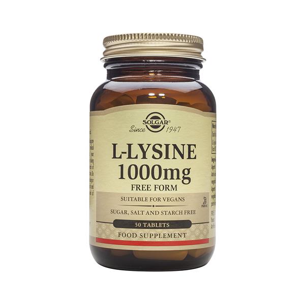 L-Lisina 1000 Mg 50 Tabl. (Solgar) 15 % Desc