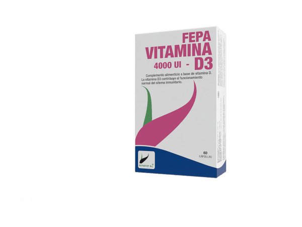 Vitamina D3 4000 UI 60 Caps. (Fepadiet) 