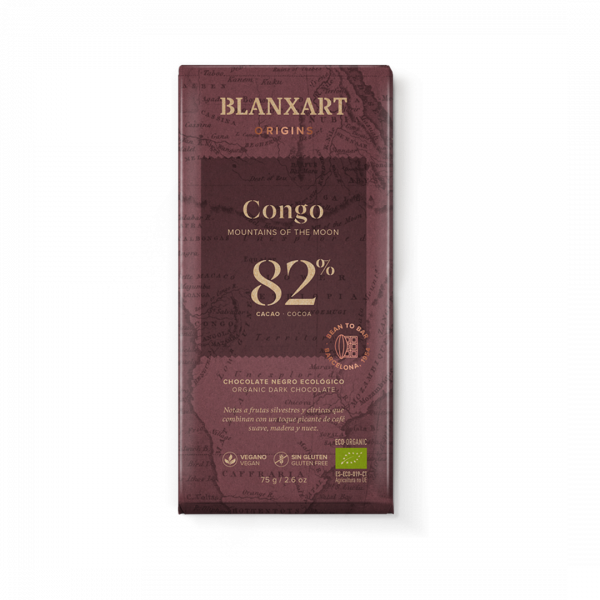 Chocolate 82% Congo 75 gr Bio (Blanxart) 