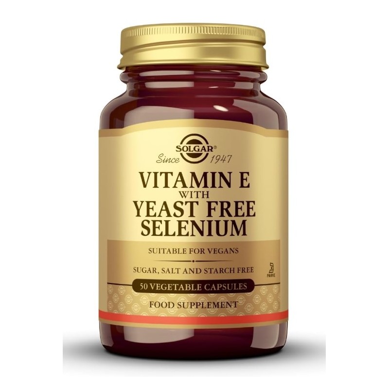Vitamina E con Selenio 50 Caps. (Solgar)