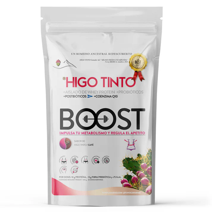 Higo Tinto Boost Café 500 Grs. (Tuno Canarias)  