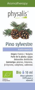 Aceite Esencial pino Silvestre Bio 10 ml. (Physalis)