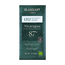 Chocolate 87% Nicaragua 0% Azucar 75 gr Bio (Blanxart)