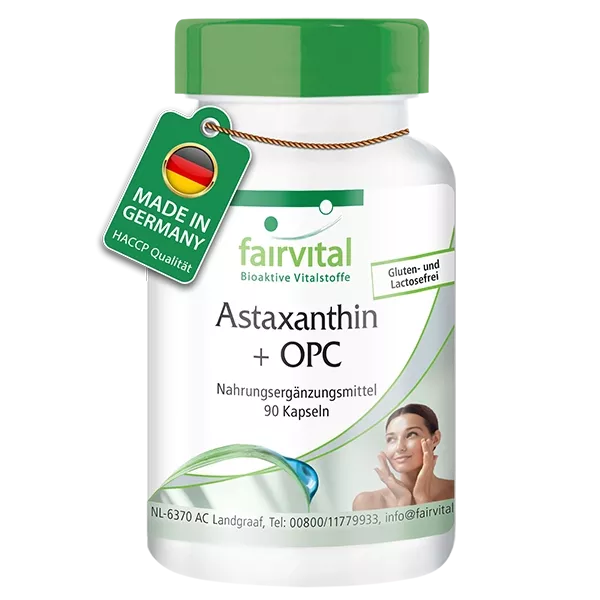Astaxantina + OPC 90 Caps.  (Fairvital) 