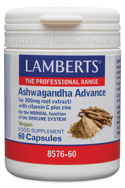 Ashwagandha Advance 60 Caps. (Lamberts) 