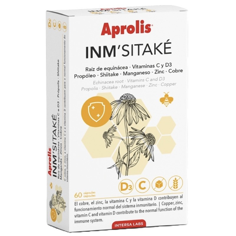 Aprolis INM´Sitake + D3 60 Caps. (Lab. Intersa)