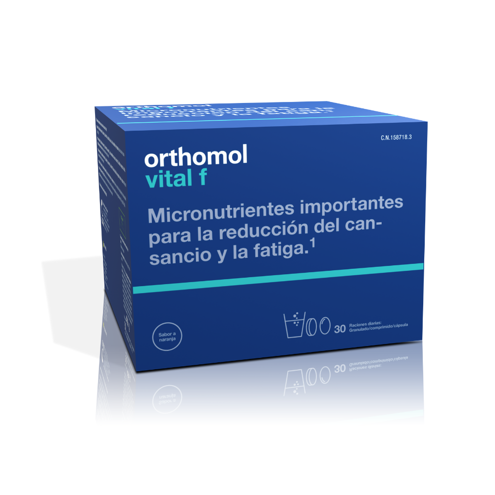 Orthomol Vital F 30 sobres sabor naranja (Lab. Cobas)