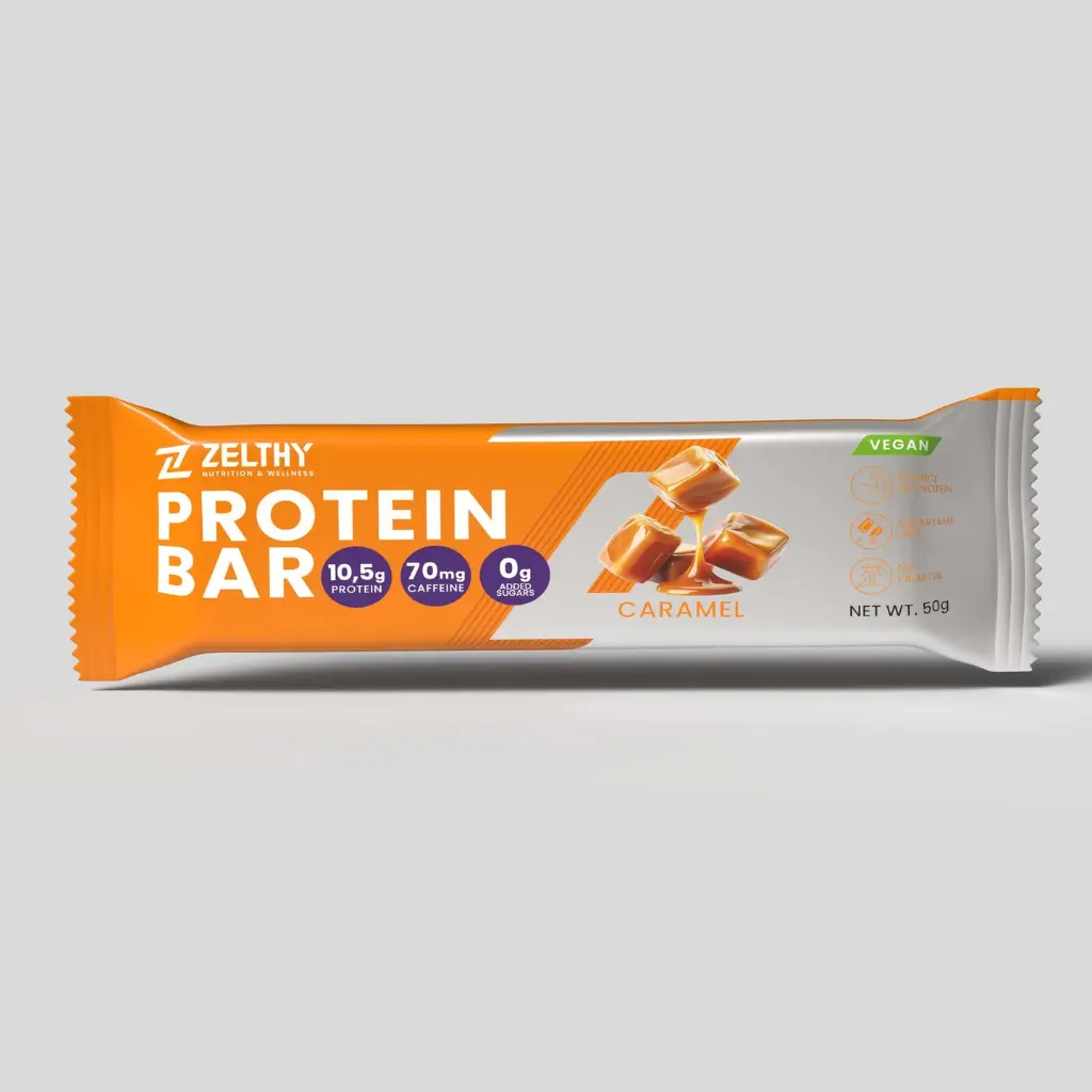 Barrita Proteica Caramelo 50 Grs. Huxia (Zelthy) 