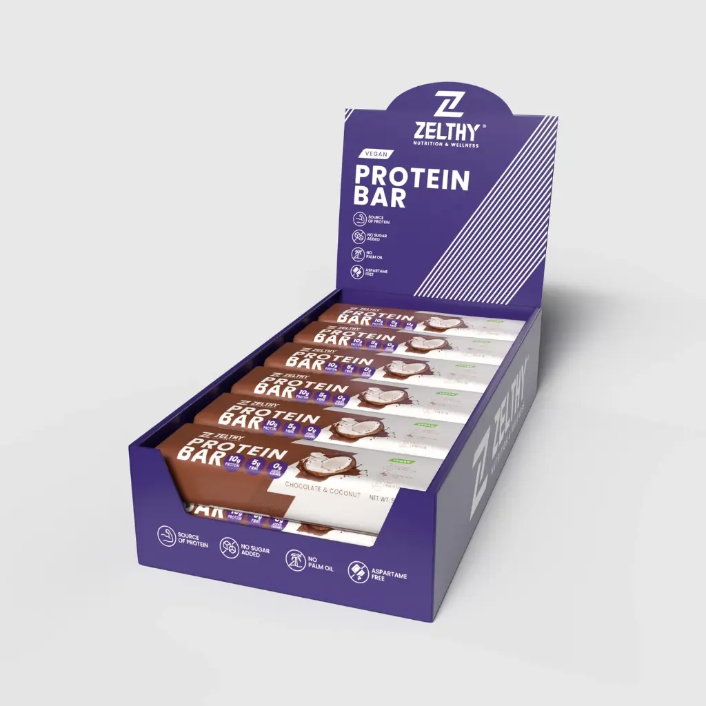 Barrita Proteica Cacao Coco 50 Grs. Huxia (Zelthy) 