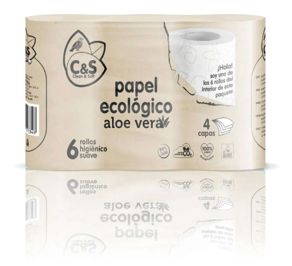 Papel Higienico Eco Aloe Vera (C & S)