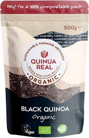 Grano Pulido Negro De Quinoa Real Bio 500 Grs.