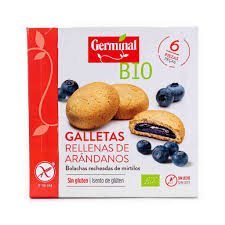 Galletas Rellenas de Crema de Arandanos 200 G (Germinal)