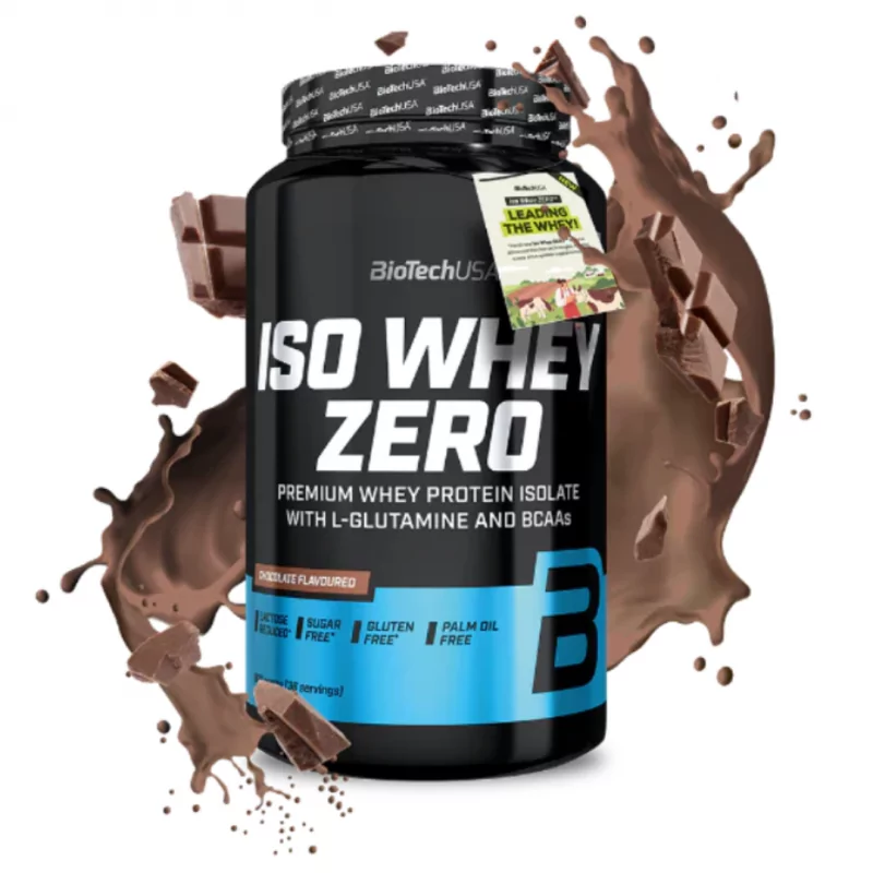 Proteina Iso Whey Zero Choco 908 Grs. (BiotechUSA)