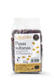 Pasas Sultanas 200 gr (Oleander) 