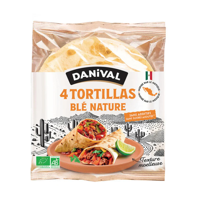 Tortilla de Trigo 4 Uds. (Danival)