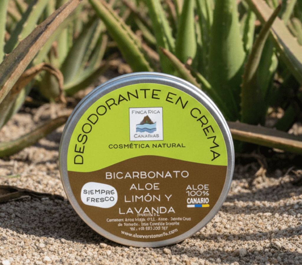 Desodorante Aloe Bicarbonato Limon 50 Ml. (Finca Rica) 