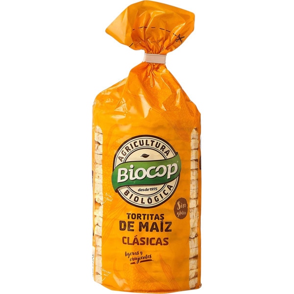 Tortitas De Maiz con Sal 120 Grs. (Biocop)