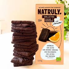 Galleta de Cacao y Naranja 125 gr (Natruly)