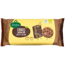 Cookies Sarraceno Chocolate y Avellanas 130 gr S/gluten 35 Grs. (Zealia)