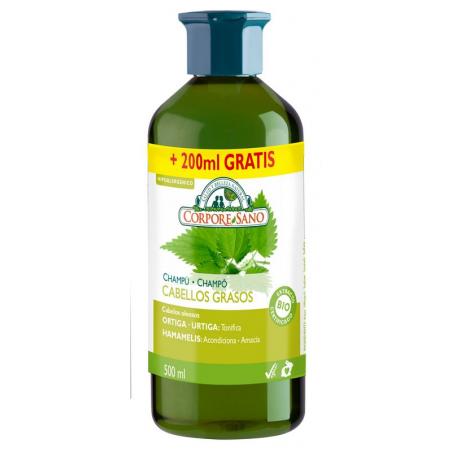 Champu Cab. Grasos Formato Ahorro 600 Ml. (Corpore Sano)