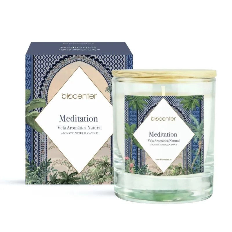 Vela Artesanal Meditacion 200 Grs. (Biocenter)
