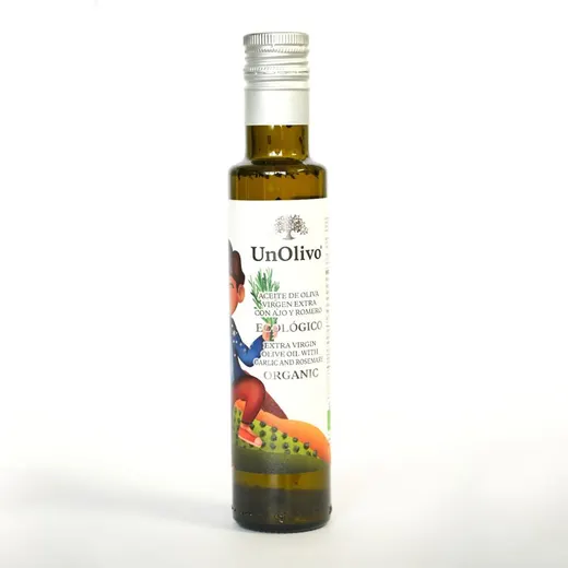 Aceite Oliva Ajo y Romero 100 ml. (UnOlivo)