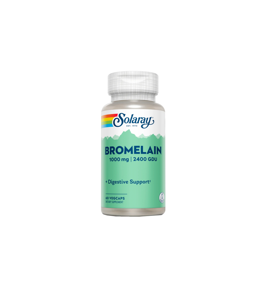Bromelina 1000 mg. 60 Caps. (Solaray)