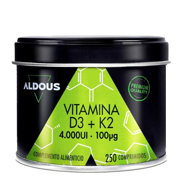 Vitamina D3 + K2 250 Comp. (Aldous)