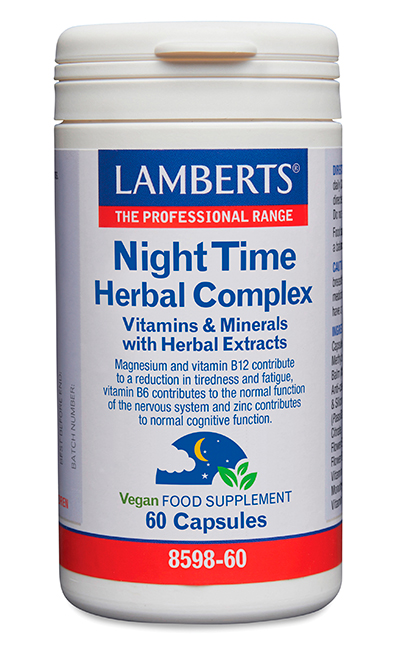 Night Time Herbal complex 60 Caps. (Lamberts)