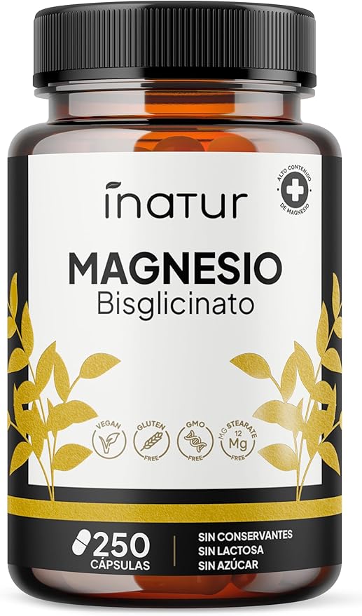 Bisglicinato de Magnesio 250 Caps. (Inatur)
