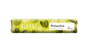 Barritas Chocolate con Leche Pistacho Dubai 40 Grs. (Vivani)