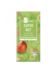 Chocolate Vegano con Avellanas Bio 80 gr (Ichoc)