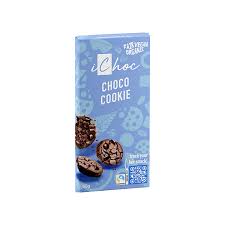 Chocolate Vegano con Galletas de Cacao Bio 80 gr (Ichoc)