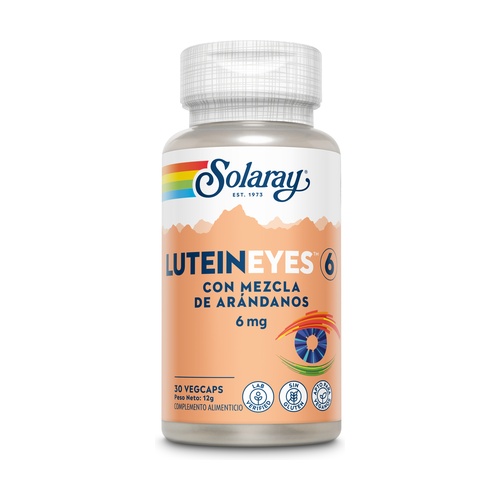 Lutein Eyes 6 mg. 30 Caps. (Solaray)