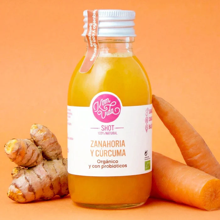 Shot Zanahoria Curcuma 100 ml. (KomVida)