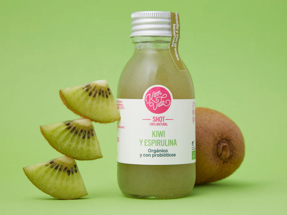 Shot Kiwi Espirulina 100 ml. (KomVida) 