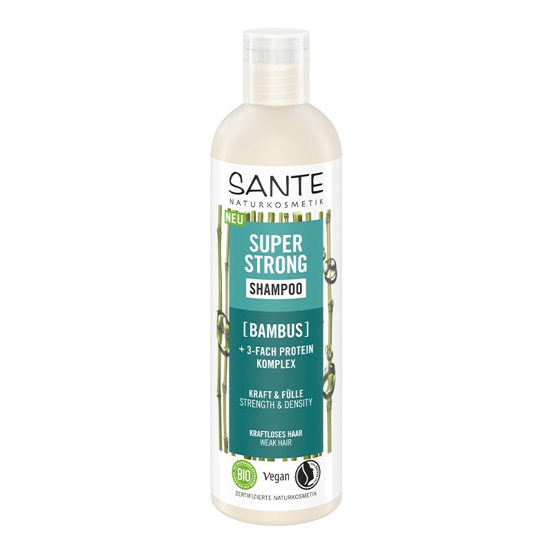 Champu Super Fuerte Bambu 250 ml. (Sante)