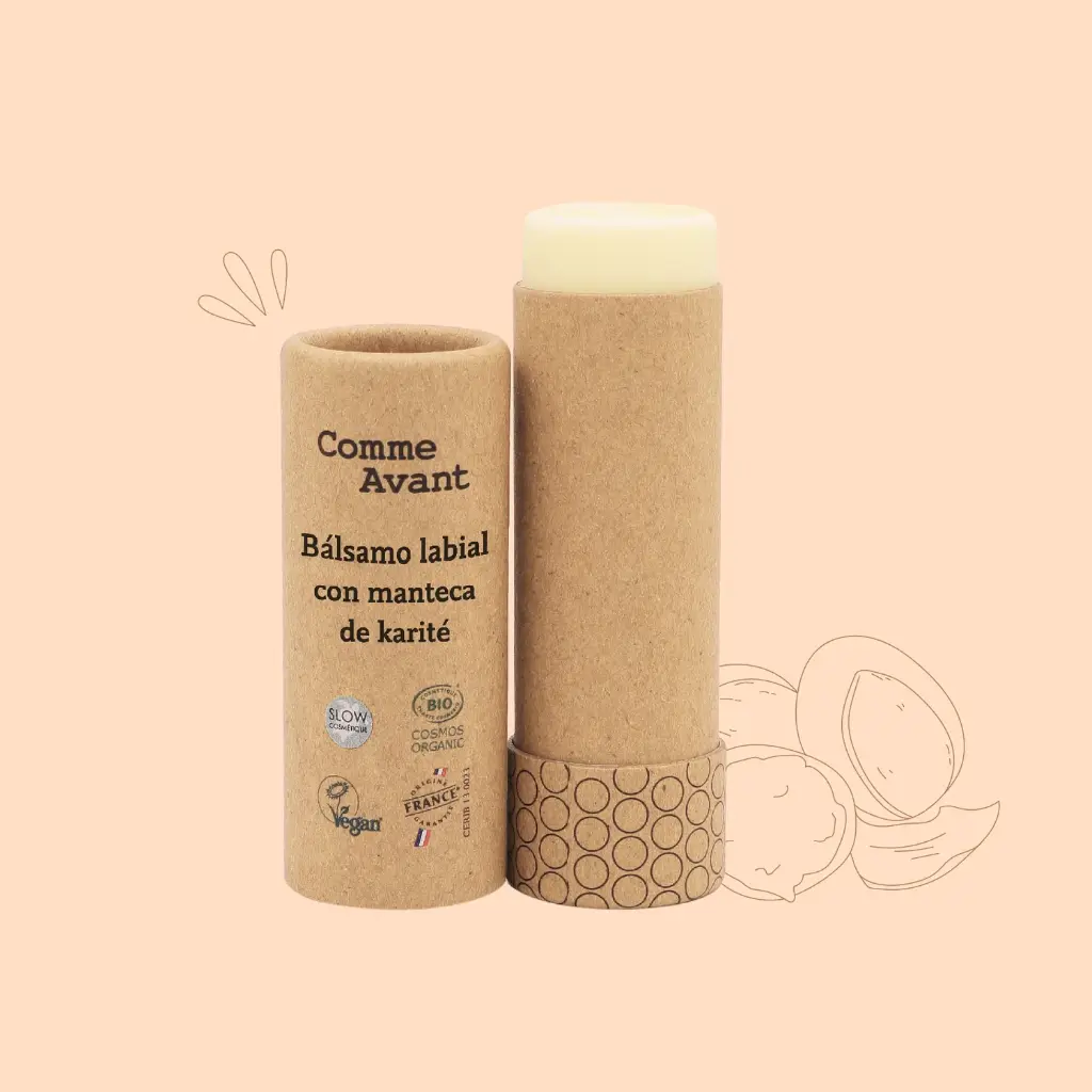 Balsamo Labial con Manteca de Karite sin perfume (Comme Avant)