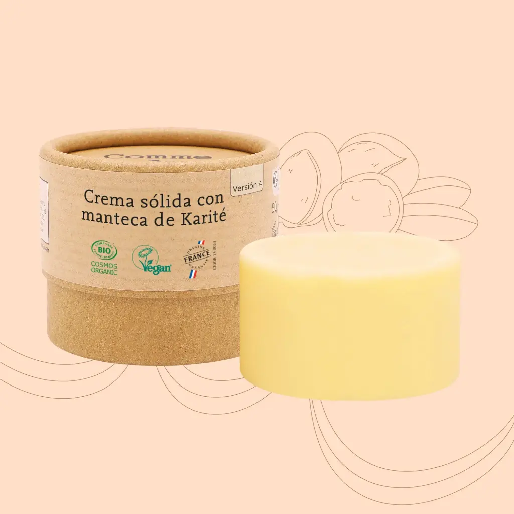 Crema Solida Facial con Manteca de Karite (Comme Avant) 
