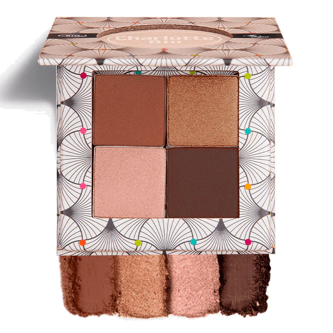 Sombra de Ojos x 4 Brown Nude (Charlotte Bio) 