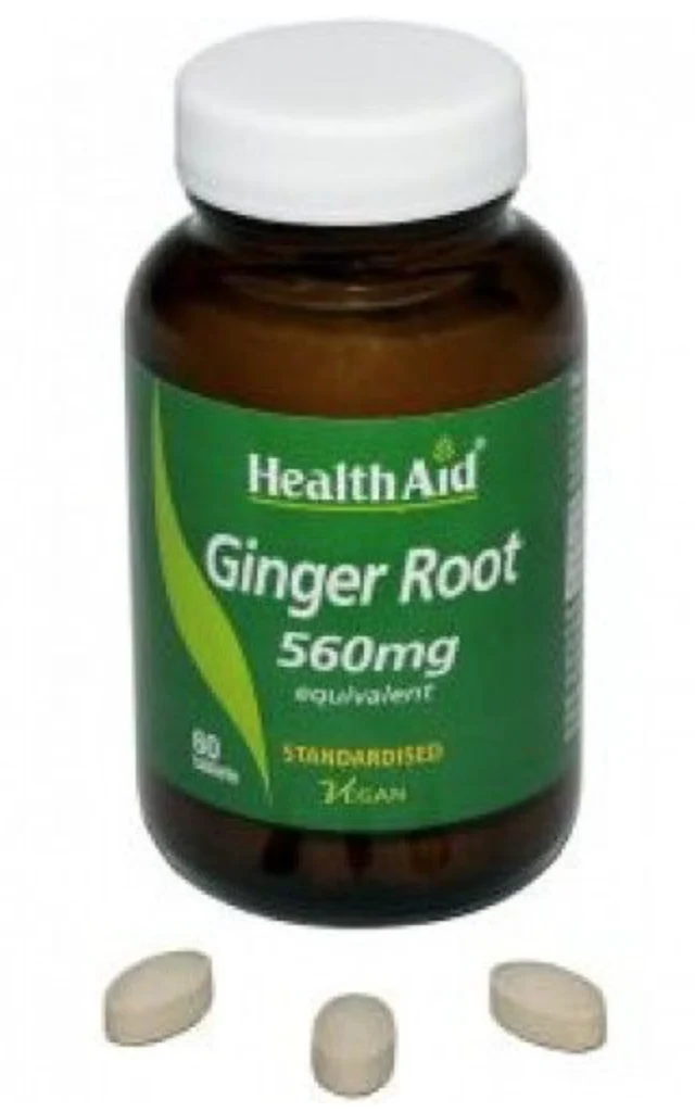 Jengibre Raíz 60 Tab. (Health Aid)