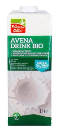 Bebida De Avena Sin Gluten 1 Ltr. (Finestra) 