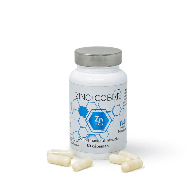 Zinc Cobre 60 Caps. (Nova Nutricion) 