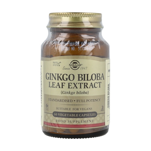 Ginkgo Biloba 60 Caps. (Solgar)