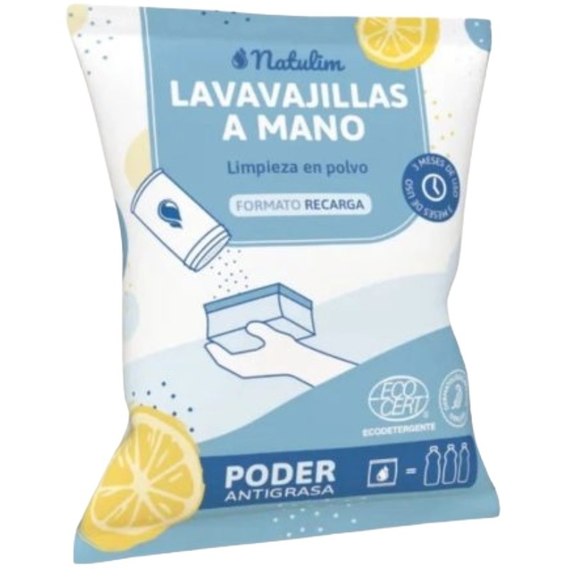 Lavavajillas a Mano en Polvo Recarga (Natulim)