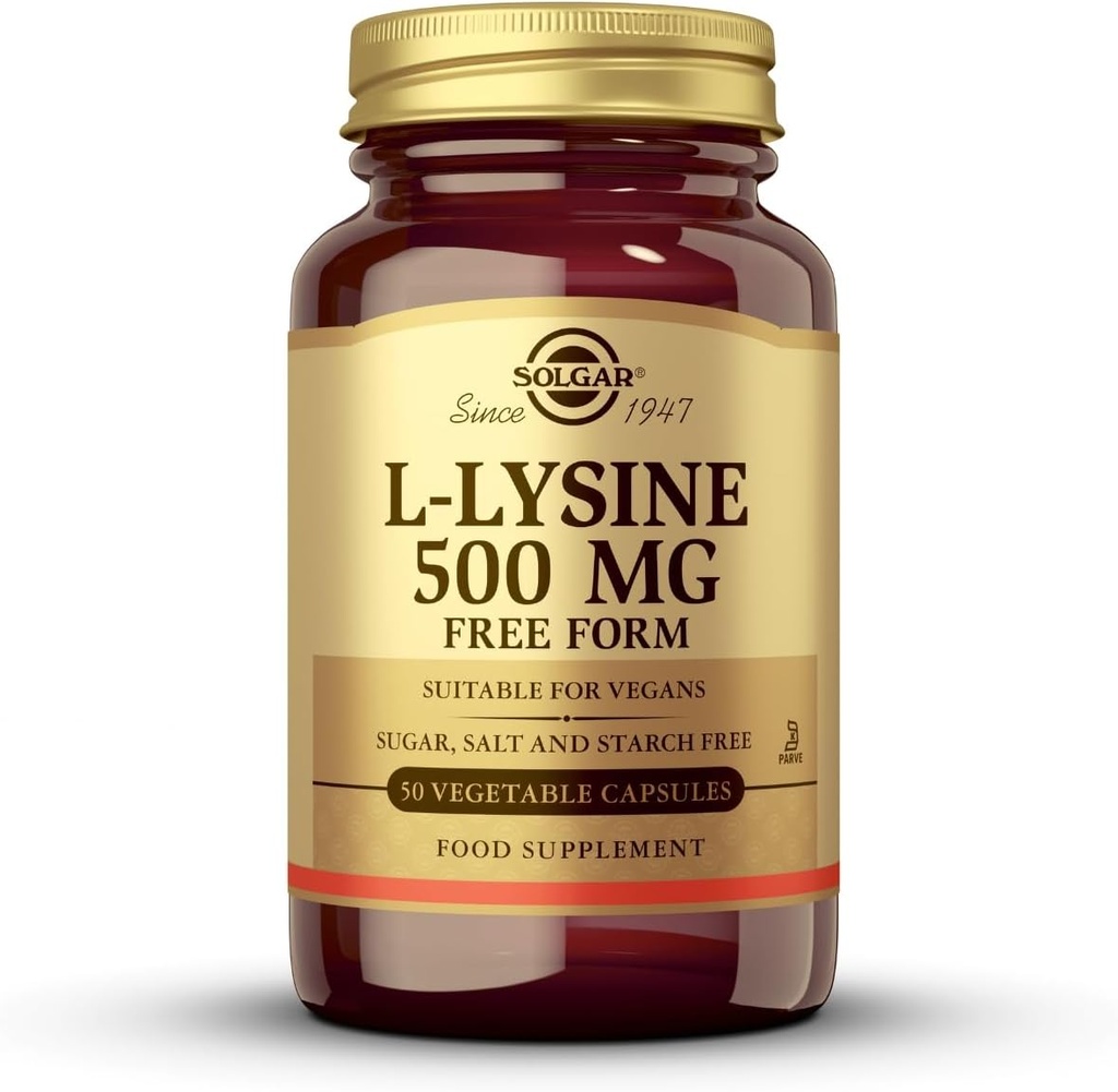 L Lisina 500 Mg 50 Caps. (Solgar) 