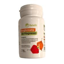 Bisglicinato de Magnesio 625 mg. 30 Cap (Relafit Green)