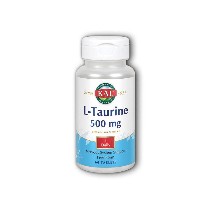 L Taurina 500 mg. 60 Comp. (Kal)